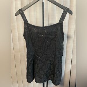 Elegant Black Lace Women's Top